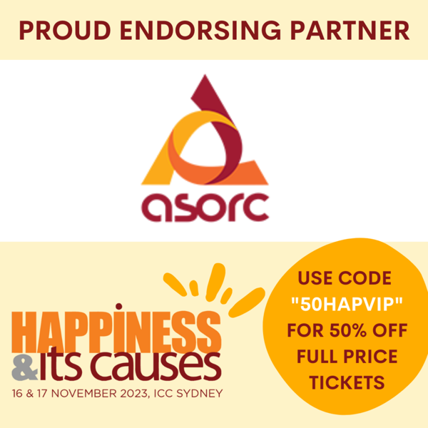 ASORC is a proud endorsing partner of Happiness and its causes event