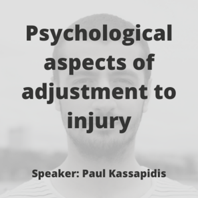 Psychological Aspects of Adjustment to Injury